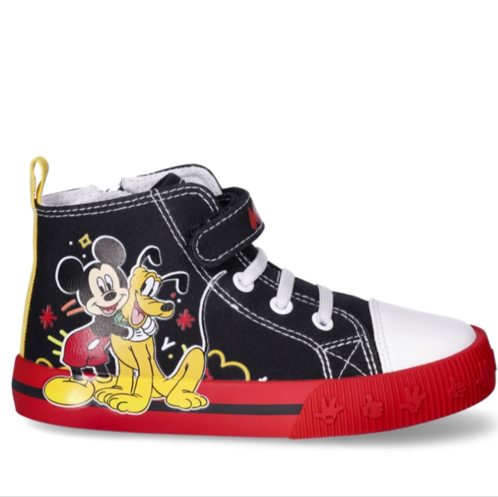 Boys Mickey Mouse High Top Sneakers Toddlers ๐ Size 9 ๐ฅ NEW - Picture 12 of 15